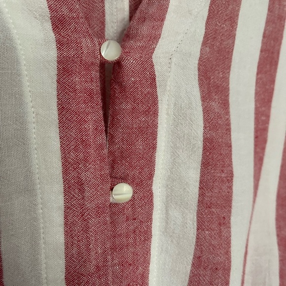 NWOT RAILS Thea Tie Front Button Up in Seville Stripe - Picture 11 of 16